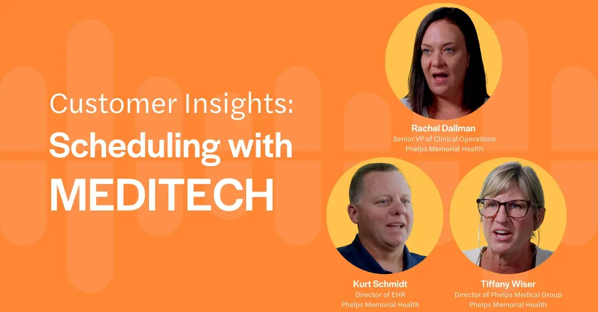 Scheduling with MEDITECH + Luma