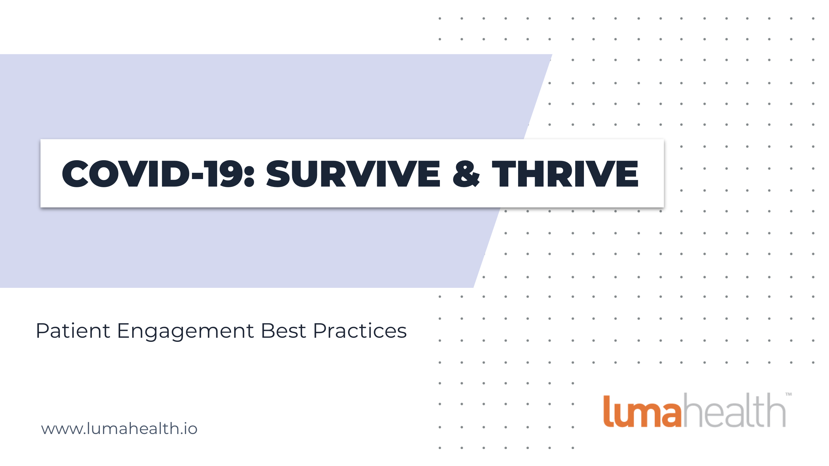 Survive & Thrive: Part 1